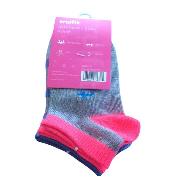 NWT girl’s socks size 4-6.5 - Picture 5 of 7